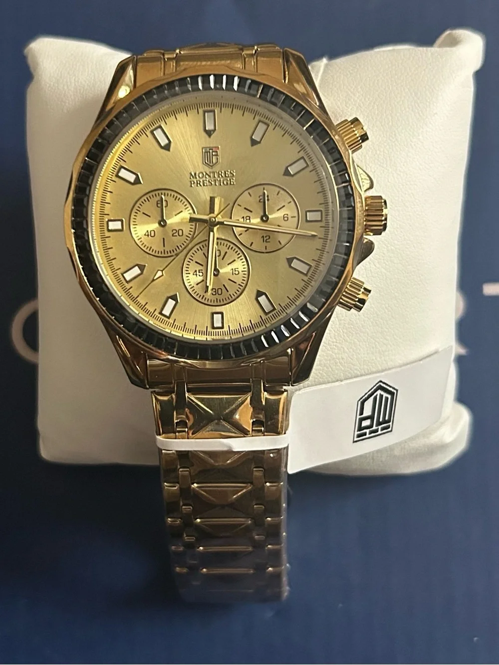 Gold-Tone Men's Chronograph Watch